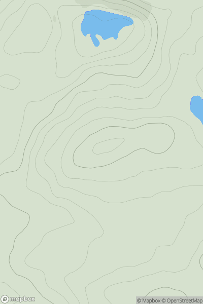 Thumbnail image for Dod Hill [The River Tweed to the English Border] [NT505321] showing contour plot for surrounding peak